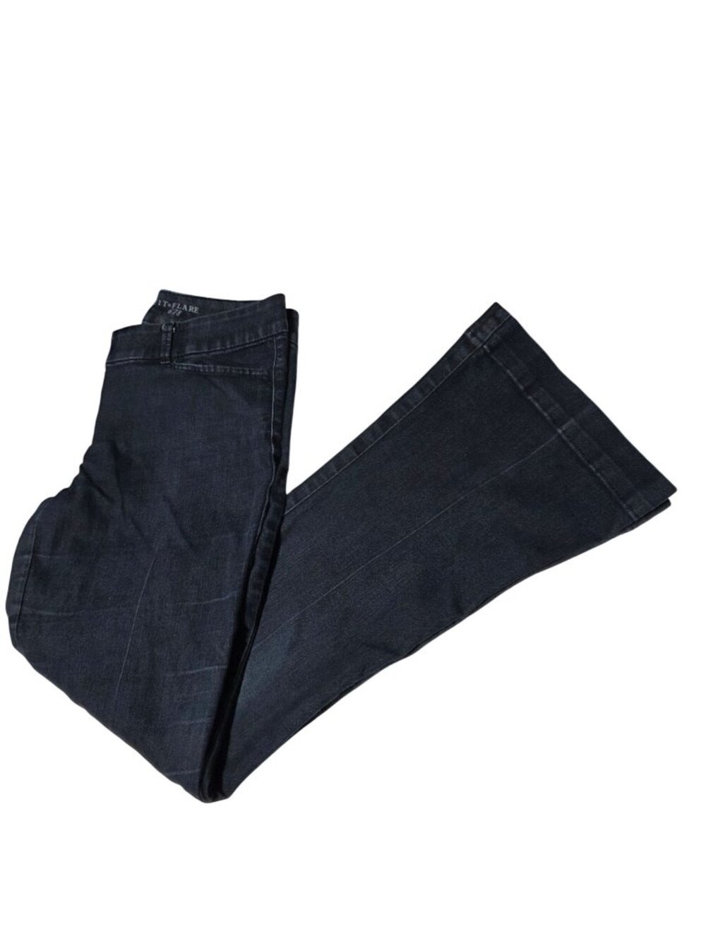 The Limited Fit Flare 678 Jeans Womens Size 8 Mid Rise Dark Wash Denim Pants